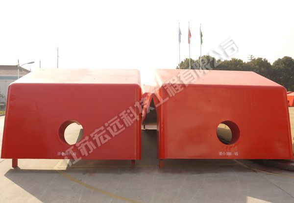 L型固定式钢覆防撞